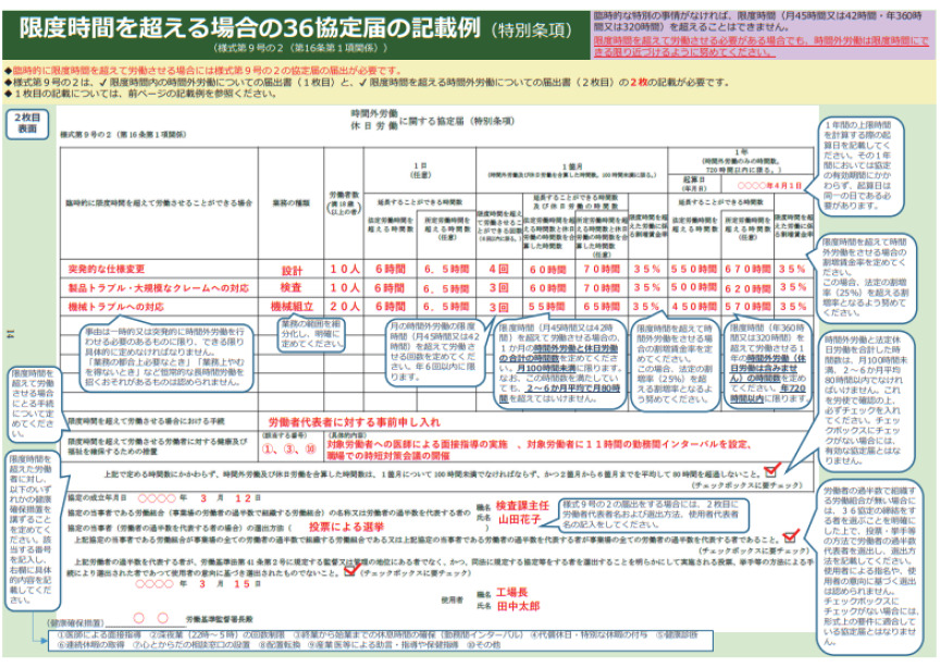 時間外労働の上限規制のわかりやすい解説(14p)-厚生労働省